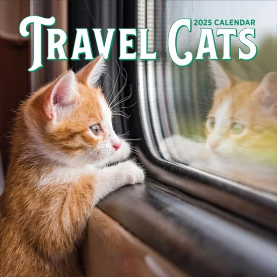 Cover for Workman Calendars · Travel Cats Wall Calendar 2025 (Calendar) (2024)