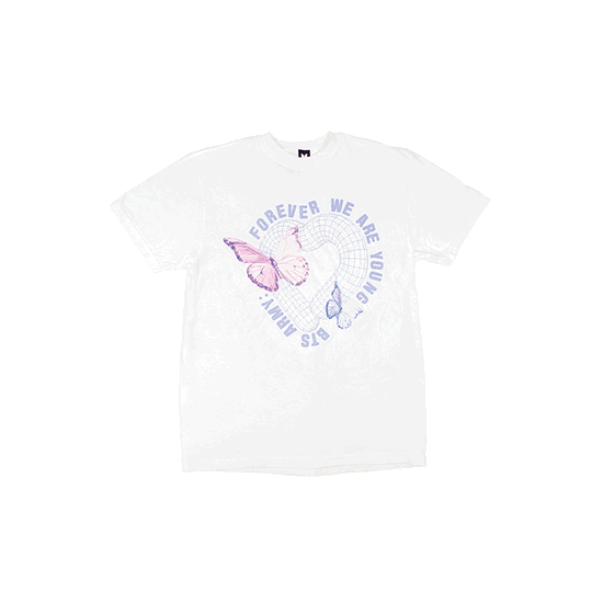Cover for BTS · BTS ARMY : FOREVER WE ARE YOUNG - S/S T-Shirt (T-shirt) [White edition] [Size Medium] (2025)