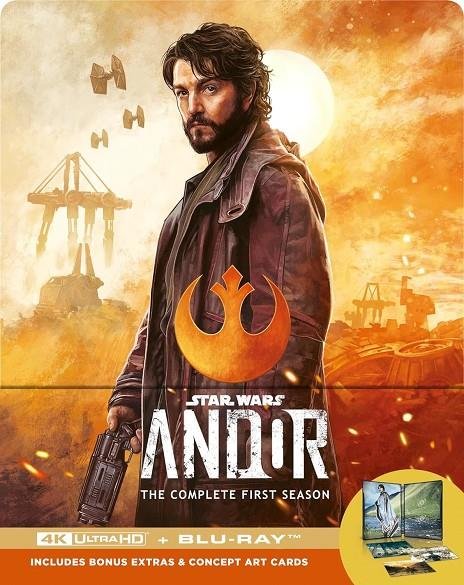 Andor Uhd BD Steelbook · Star Wars Andor (Steelbook) (Disney+ Original) (Includes Artcards) (Blu-ray) (2024)