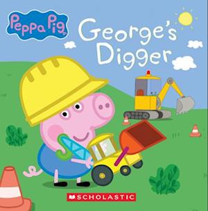 Cover for Scholastic · Georges Digger Peppa Pig 8X8 Storybook (Book) (2025)