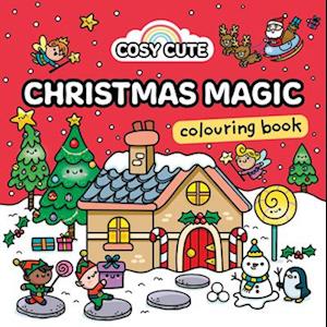 Cover for Cosy Cute Christmas Colouring (Paperback Book) (2025)