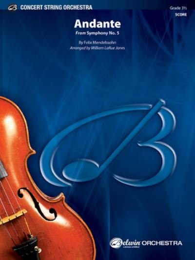 Cover for Felix Mendelssohn · Andante (Bok) (2024)