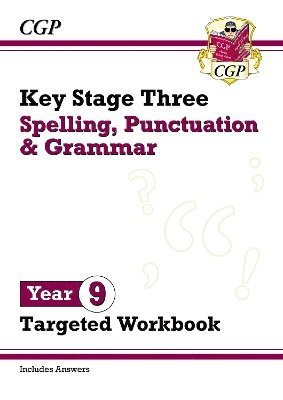 Cover for CGP Books · New KS3 Year 9 Spelling, Punctuation and Grammar Targeted Workbook (with answers) (Taschenbuch) (2025)