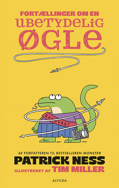 Cover for Patrick Ness · Fortællinger om en ubetydelig øgle: Fortællinger om en ubetydelig øgle (1) (Bound Book) [1º edição] (2025)