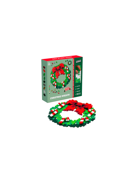 Cover for Plus-plus · Puzzle By Number - Christmas Wreath (Toys)