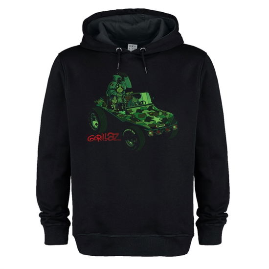 Cover for Gorillaz · Gorillaz Geep Amplified Vintage Black Medium Hoodie Sweatshirt (T-shirt) (2024)