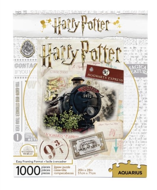 Cover for Harry Potter · Harry Potter Hogwarts Express Ticket 1000 Piece Jigsaw Puzzle (Jigsaw Puzzle) (2021)