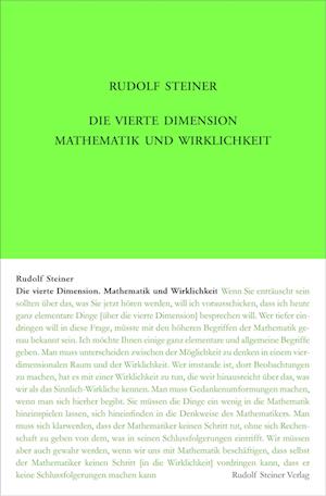 Cover for Rudolf Steiner · Die vierte Dimension. Mathematik und Wirklichkeit. (Book) (2025)