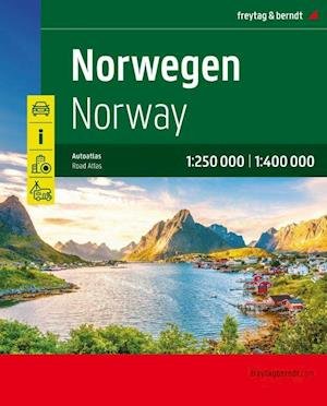 Cover for Freytag &amp; Berndt · Freytag &amp; Berndt Autoatlas: Norge - Norwegen - Norway Road Atlas (Spiralbog) (2024)