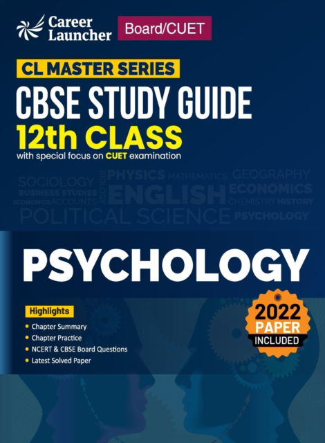 Cover for G K Publications Ltd · Board plus CUET 2023 CL Master Series - CBSE Study Guide - Class 12 - Psychology (Paperback Book) (2022)