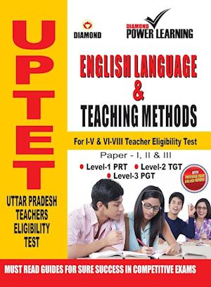 Cover for Diamond Power Learning Team · UPTET Previous Year Solved Papers for English Language and Teaching Methods (Paperback Book) (2019)