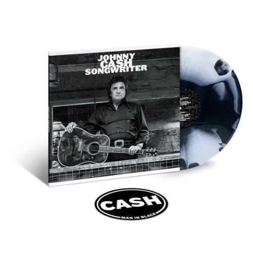 Cover for Johnny Cash · Songwriter (LP) [Limited Black &amp; White Splatter Vinyl + Sticker edition] (2024)