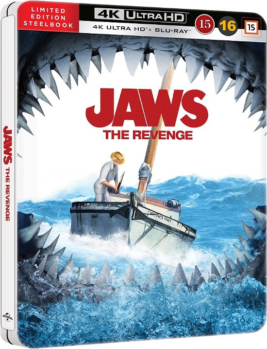 Cover for Jaws: The Revenge (Jaws 4) (4K Ultra HD/BD) [Limited Steelbook edition] (2024)