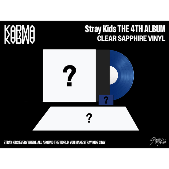 Cover for Stray Kids · Karma (LP) [Clear Sapphire Vinyl edition] (2025)