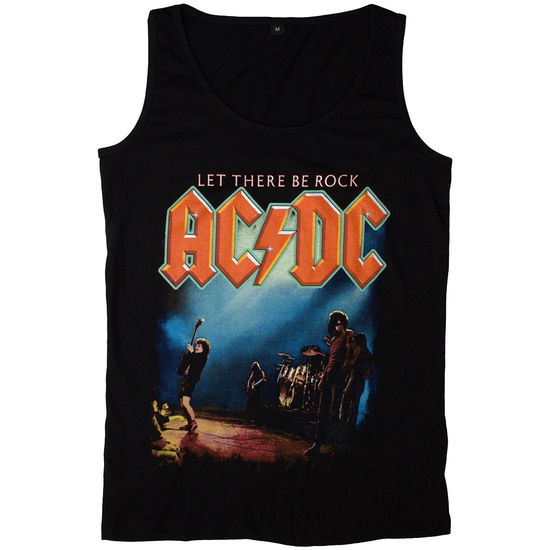 Cover for AC/DC · AC/DC Ladies Vest T-Shirt: Let There Be Rock (Kläder) [size XL]