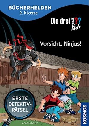 Cover for Anne Scheller · Die drei ??? Kids, Bücherhelden 2. Klasse, Vorsicht, Ninjas! (Book) (2024)