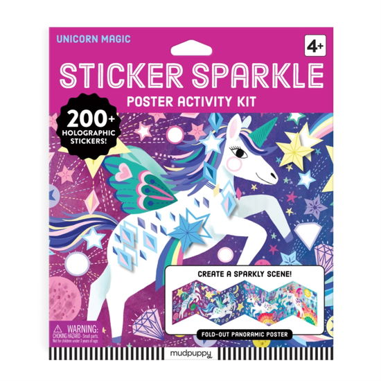 Cover for Mudpuppy · Unicorn Magic Sticker Sparkle Poster Activity Kit (Book) (2025)