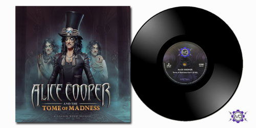 Cover for Alice Cooper · And the Tome of Madness (Black Vinyl LP) (LP) (2024)