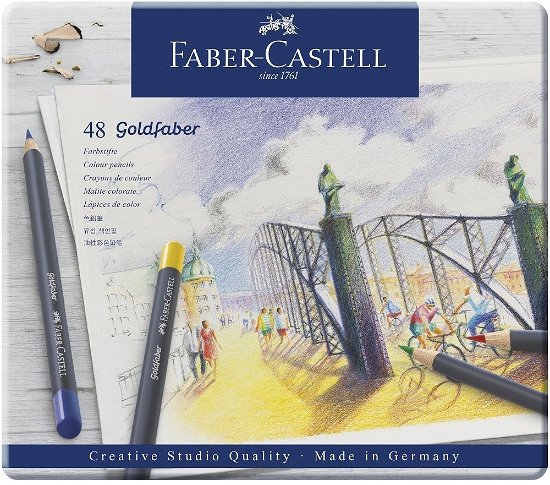 Cover for Faber · Faber-castell - Goldfaber Colour Pencil Tin Of 48 (Toys)