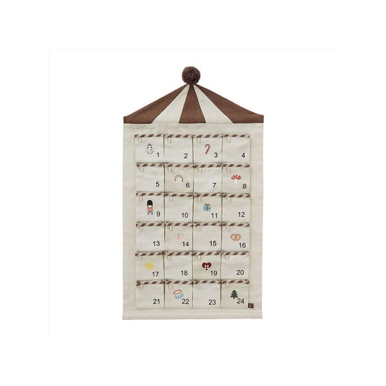 Circus Christmas Calendar - Beige / Brown (l10224) - Oyoy Living - Gadżety -  - 5712195031480 - 