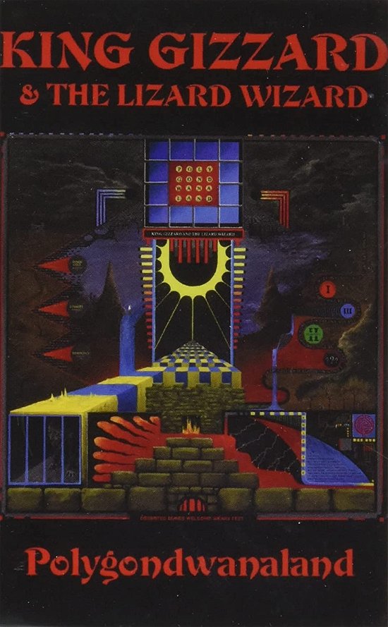 Cover for King Gizzard &amp; The Lizard Wizard · Polygondwanaland (sp / blue) (LP) [Coloured edition] (2023)