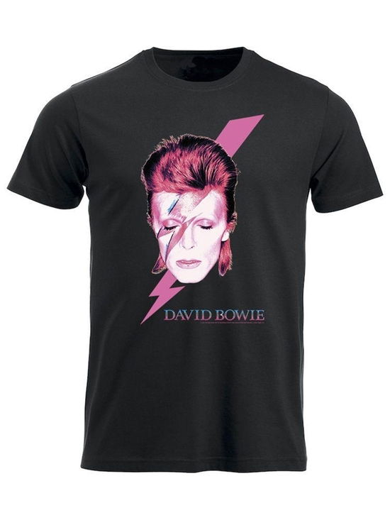 Cover for David Bowie · Aladdin Sane (Black) (T-shirt) [size M] (2025)