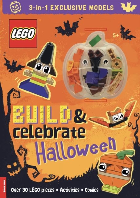 LEGO® Books: Build & Celebrate Halloween (includes over 30 pieces) - Lego® - Bücher - Michael O'Mara Books Ltd - 9781837250486 - 10. Oktober 2024