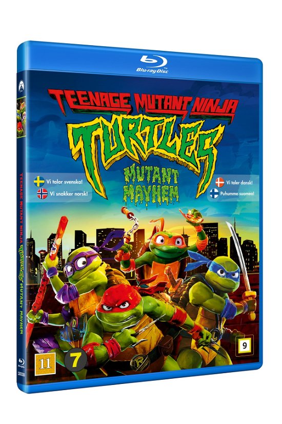 Cover for Teenage Mutant Ninja Turtles · Teenage Mutant Ninja Turtles: Mutant Mayhem (Blu-ray) (2024)