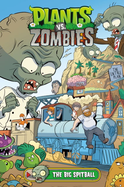 Cover for Paul Tobin · Plants vs. Zombies Volume 24: The Big Spitball (Hardcover Book) (2025)