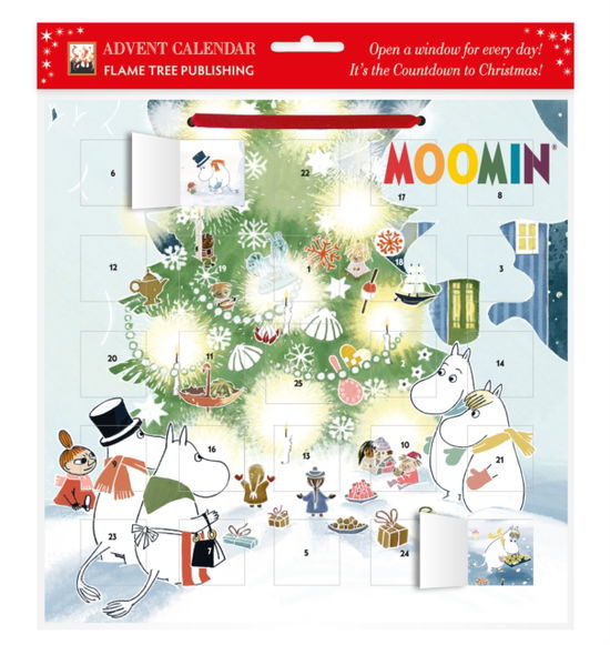 Cover for Moomin: Christmas Comes to Moominvalley Advent Calendar (with stickers) (Calendar) [New edition] (2025)