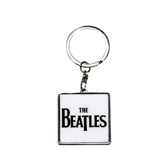 Cover for The Beatles · Keyring Metal - The Beatles - Logo (White) (Nøglering) (2024)