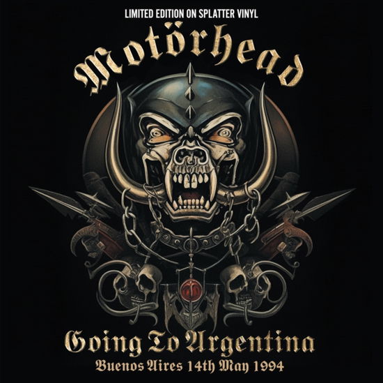 Cover for Motörhead · Going To Argentina (Black &amp; Orange Splatter Vinyl) (LP) (2024)