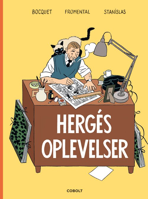 Cover for Hergé · Hergés oplevelser (Inbunden Bok) [1:a utgåva] (2024)