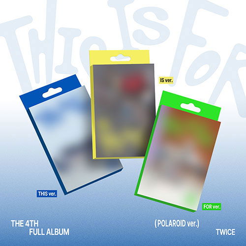 Cover for TWICE · This Is For (Digital Code + Merch) [Random Polaroid edition] (2025)