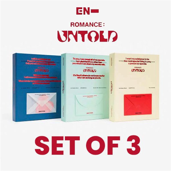 Cover for ENHYPEN · Romance : Untold (CD/Merch) [BUNDLE + P.O.B. edition] (2024)