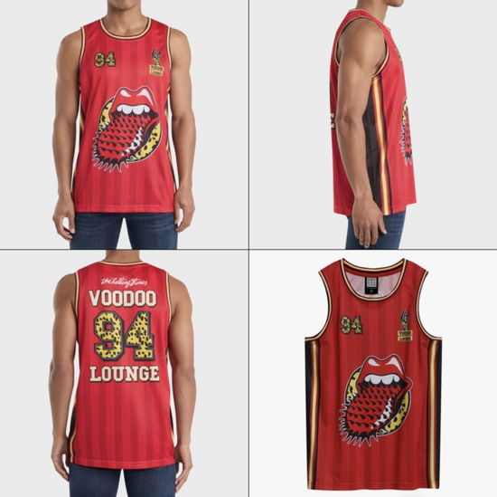 Cover for The Rolling Stones · Rolling Stone Voodoo Lounge Red Basketball Jersey Small (T-shirt) (2025)