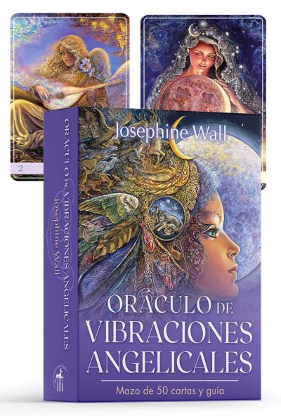 Cover for Josephine Wall · Oraculo de vibraciones angelicales : Mazo de 50 cartas y guia (Flashkort) (2025)