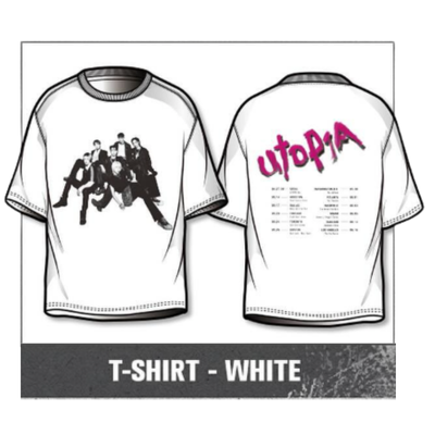 Cover for P1HARMONY · LIVE TOUR 2025 [P1ustage H : UTOP1A] IN EUROPE - T-SHIRT (T-shirt) [size XL] [White edition] [XLarge] (2025)