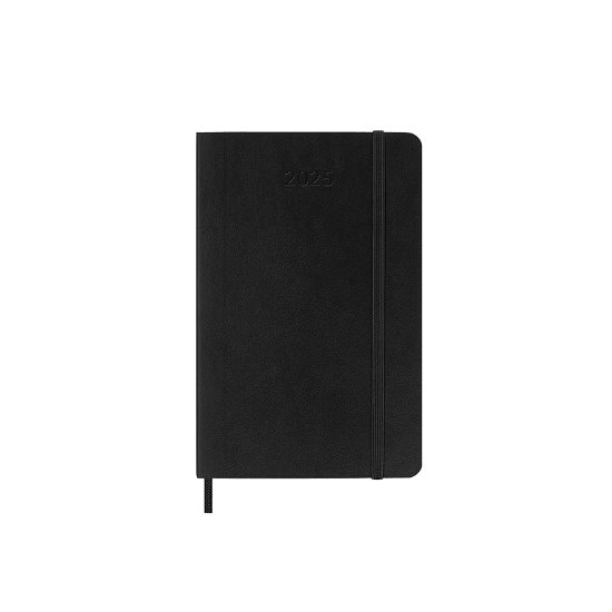 Cover for Moleskine · Moleskine 2025 12-Month Monthly Pocket Softcover Notebook: Black (Pocketbok) (2024)