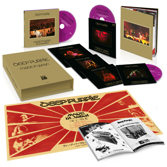 Cover for Deep Purple · Made In Japan 50 (CD/Blu-ray) [2025 Deluxe Box Set edition] (2025)