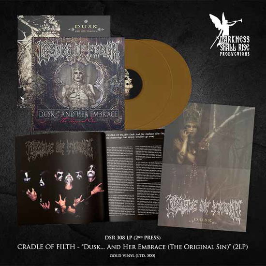 Cover for Cradle of Filth · Dusk and Her Embrace (The Original Sin) (2lp Gold Vinyl) (LP) (2025)