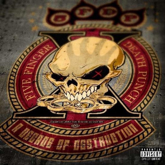 Cover for Five Finger Death Punch · A Decade of Destruction (2lp-red Vinyl) (LP) (2023)