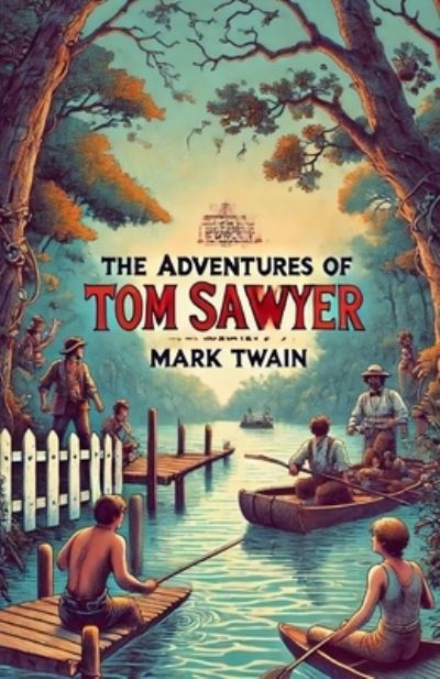 Cover for Mark Twain · The Adventures Of Tom Sawyer (Illustrated) (Pocketbok) (2024)