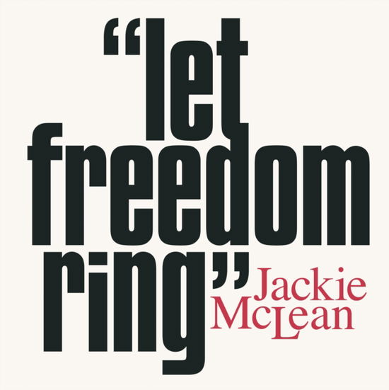 Cover for Jackie Mclean · Let Freedom Ring (LP) (2025)