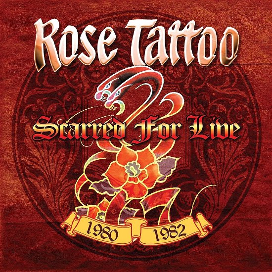 Cover for Rose Tattoo · Scarred for Life - Silver (LP) [Coloured edition] (2023)