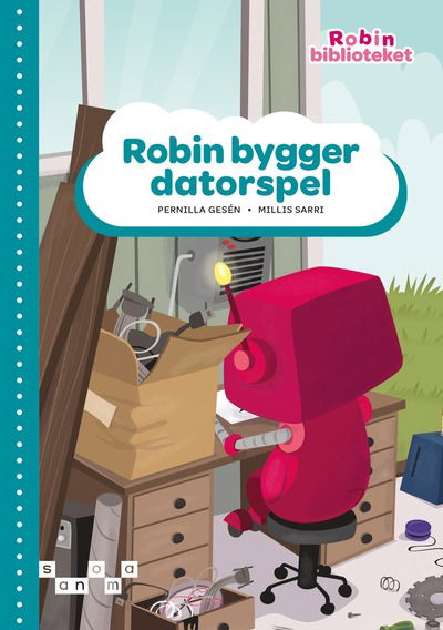 Cover for Pernilla Gesén · Robin bygger datorspel, grön nivå (Paperback Book) (2025)