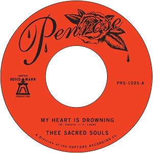 Cover for Thee Sacred Souls · My Heart Is Drowning / Stuck In The Mud (LP) (2025)