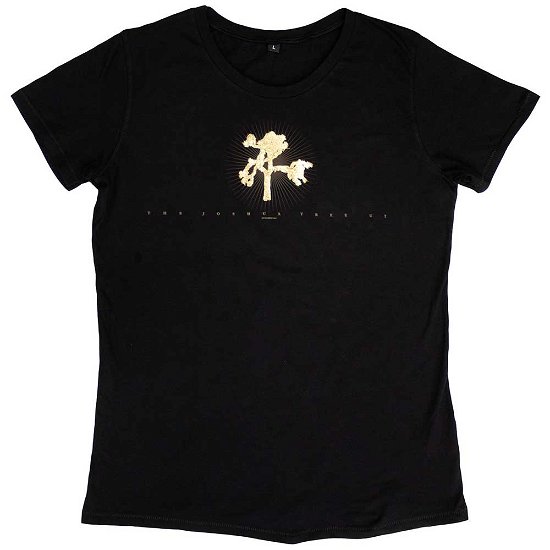 Cover for U2 · U2 Ladies Babydoll T-Shirt: Gold Tree Flock (Ex-Tour) (Toys) [size L]