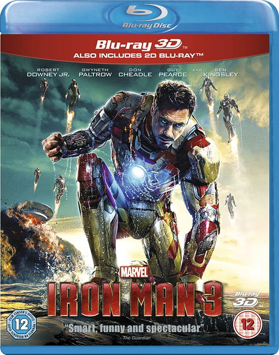 Cover for Iron Man 3 [edizione: Regno Un · Iron Man 3 3D+2D (Blu-Ray) (2013)