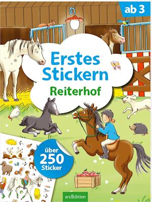 Cover for Petra Theissen · Erstes Stickern – Reiterhof (Book) (2025)